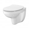 MITO - Set B470 miska zawieszana CERSANIA SimpleOn z antybakteryjną deską duroplastową slim, wolnoopadającą z funkcją łatwego wypinania  S701-566